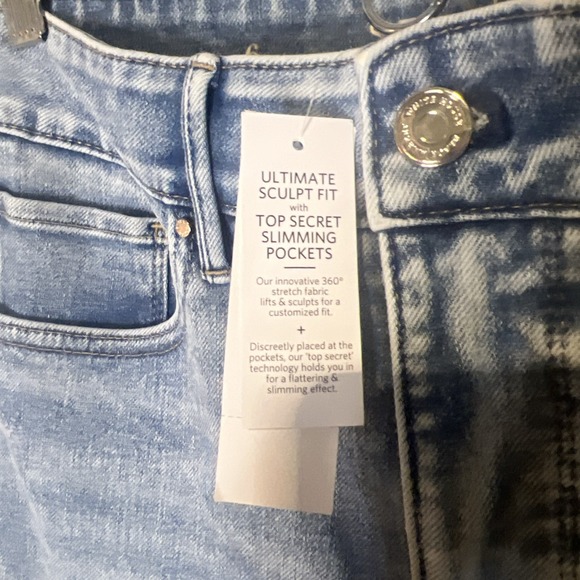 White House Black Market Jeans Women's Size 6 High Rise Straight Sculpt Crop - Picture 3 of 7